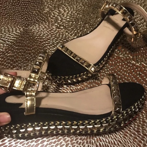 SOLD Christian Louboutin Cataclou Sandals 39 - Picture 1 of 8